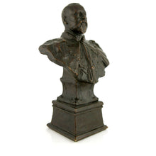 Load image into Gallery viewer, Small Bronze Bust of King Edward VII by Sydney March, 1901
