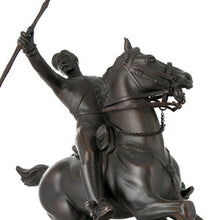 Load image into Gallery viewer, Tent Pegging Equestrian Bronze - ‘Got It!’, 1897
