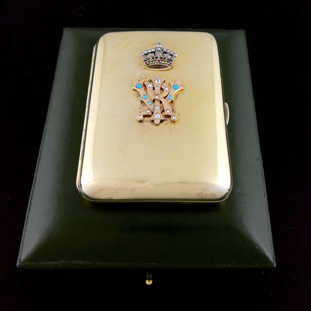 Queen Victoria Royal Presentation Cigarette Case, 1896