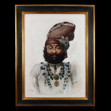 Load image into Gallery viewer, Princely India - Portrait of the Maharaja of Jodhpur, 1890
