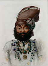 Load image into Gallery viewer, Princely India - Portrait of the Maharaja of Jodhpur, 1890
