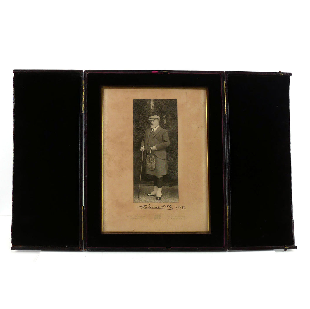 Royal Presentation Portrait Photograph of King Edward VII, 1904