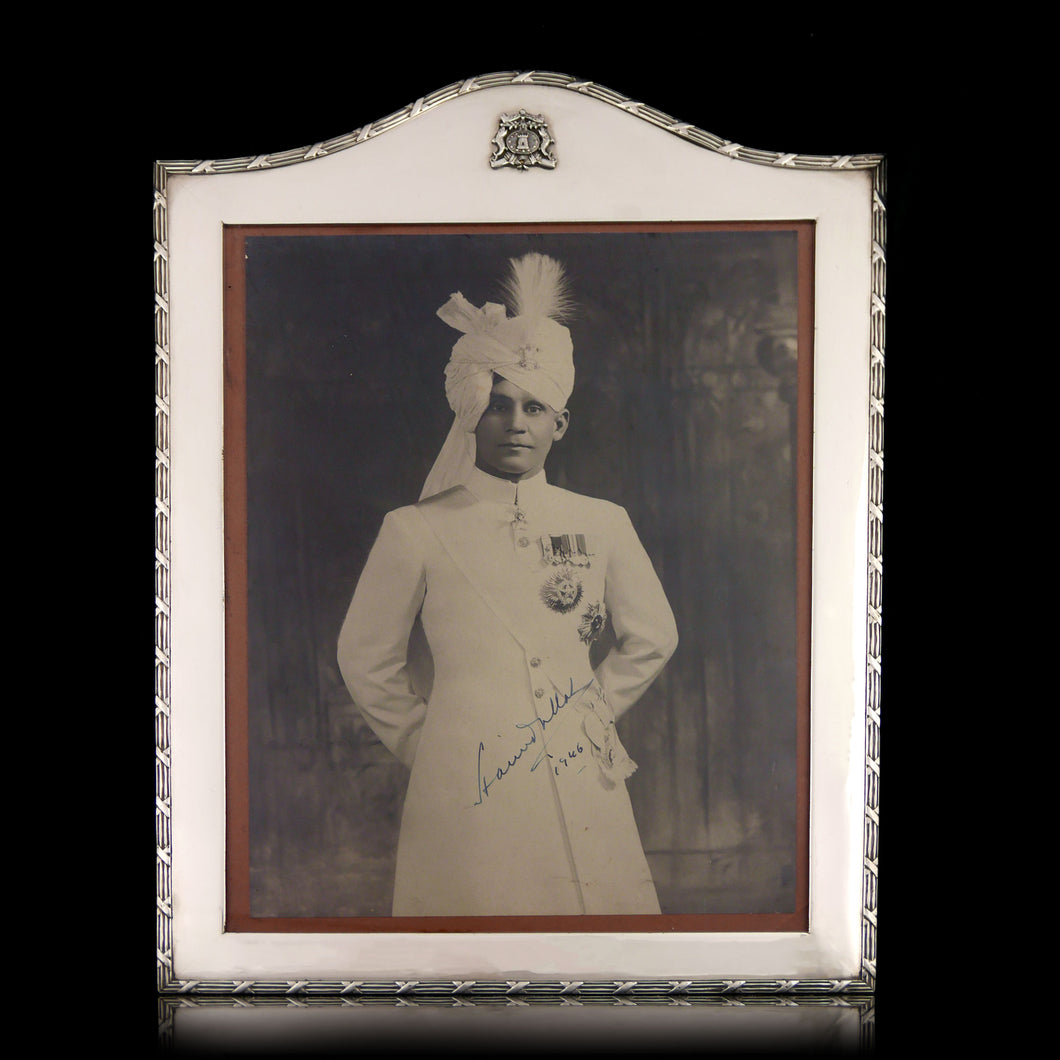 Princely India - Presentation Portrait of HH Hamidullah Khan of Bhopal, 1946