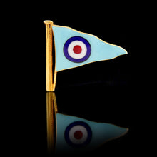 Load image into Gallery viewer, Royal Air Force Yacht Club Burgee Brooch
