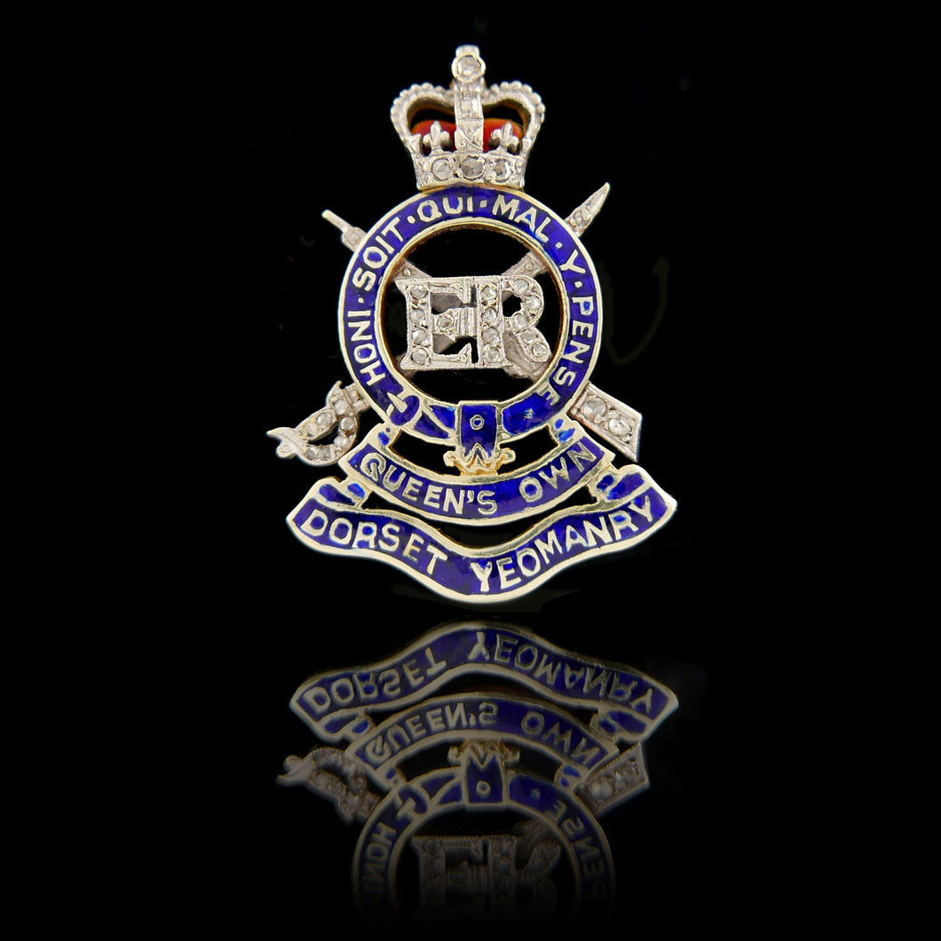 The Queen's Own Dorset Yeomanry Brooch