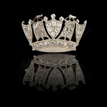 Load image into Gallery viewer, Small Royal Navy Crown Brooch
