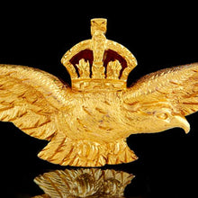 Load image into Gallery viewer, Royal Air Force Eagle Brooch
