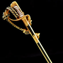Load image into Gallery viewer, Royal Navy Sword Pin
