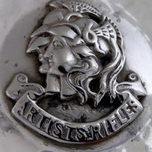 Load image into Gallery viewer, Artists Rifles Silver Dish by Omar Ramsden, 1918

