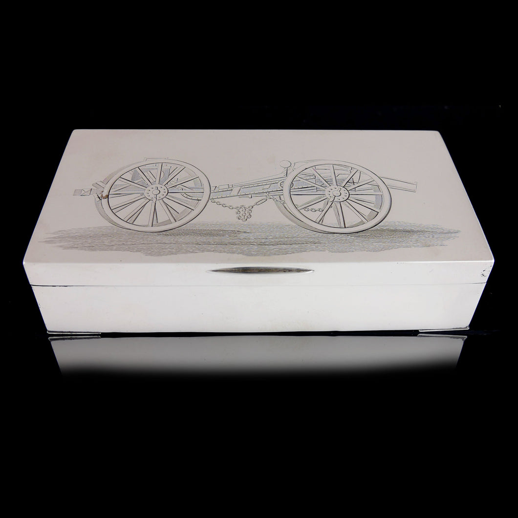 Royal Artillery 13-Pounder Cigarette Box, 1885