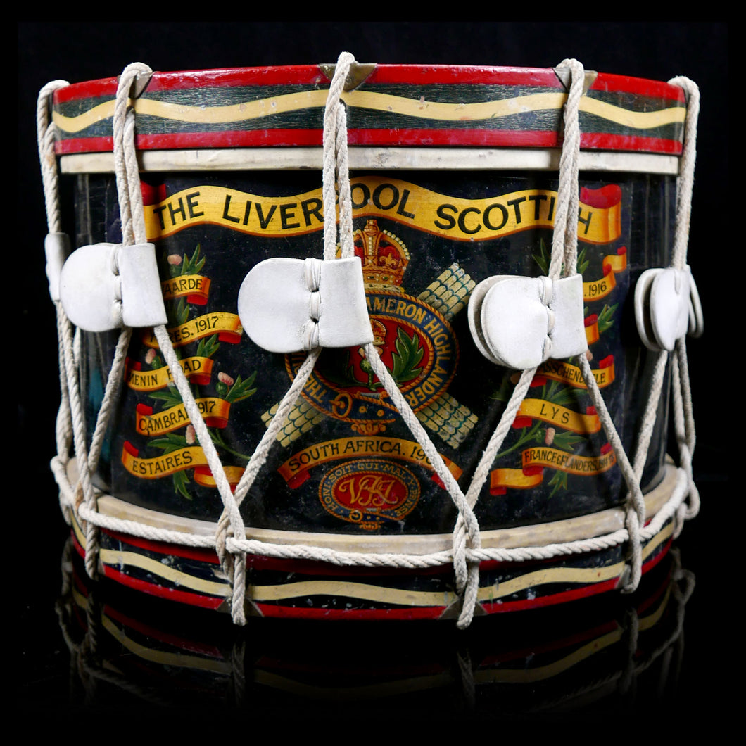 The Liverpool Scottish - A George V Tenor Drum, 1925