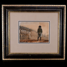 Load image into Gallery viewer, Engraving - Napoleon Reviewing His Troops, 1840
