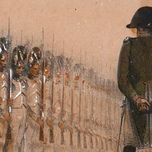 Load image into Gallery viewer, Engraving - Napoleon Reviewing His Troops, 1840
