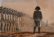 Load image into Gallery viewer, Engraving - Napoleon Reviewing His Troops, 1840
