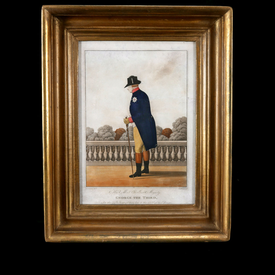 Engraving - His Majesty George III, 1812
