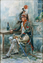Load image into Gallery viewer, Study of a Premier Empire Dragoon - Maurice Orange, 1900
