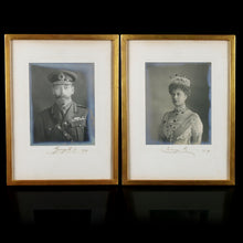 Load image into Gallery viewer, A Pair of Royal Presentation Portraits of George V and Queen Mary, 1919
