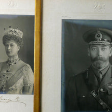 Load image into Gallery viewer, A Pair of Royal Presentation Portraits of George V and Queen Mary, 1919
