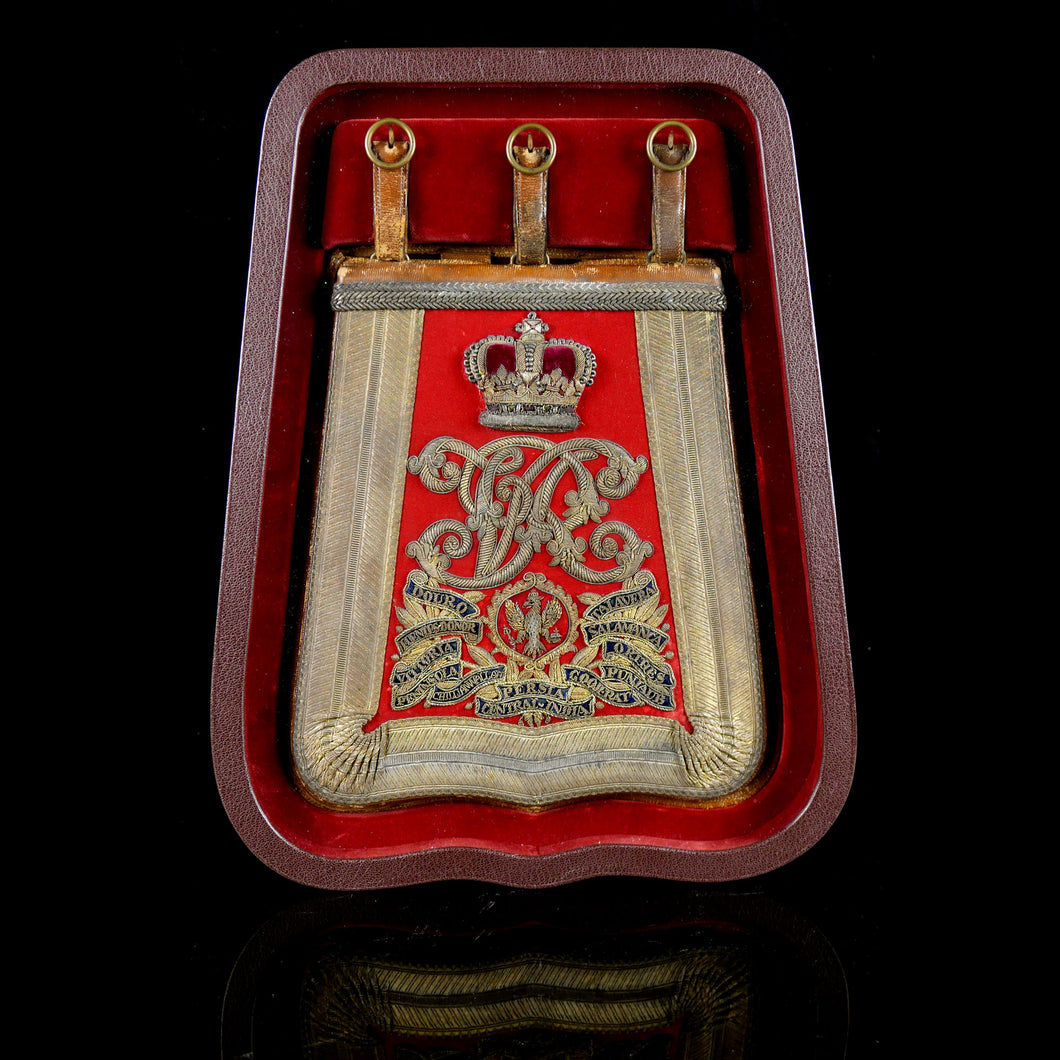 King’s Dragoon Guards Officer's Sabretache, 1860
