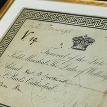 Load image into Gallery viewer, Admission Ticket To The Funeral of the 1st Duke of Wellington, 1852
