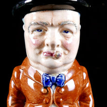 Load image into Gallery viewer, Second World War Burgess and Leigh Churchill ‘Bulldogs’ Toby Jug, 1941
