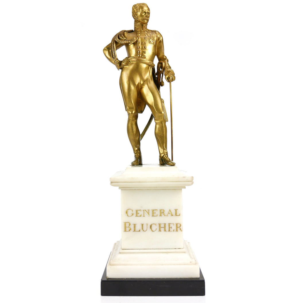 Field Marshal von Blücher - A Bronze Figure, circa 1840