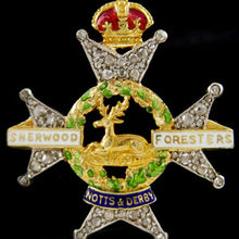 Load image into Gallery viewer, Sherwood Foresters (Nottinghamshire and Derbyshire Regiment) Brooch

