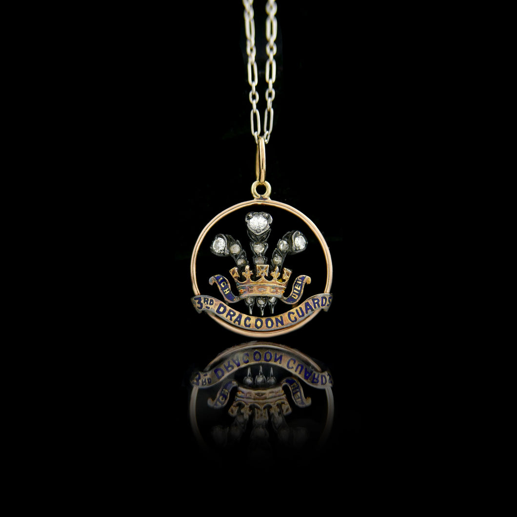 3rd (Prince of Wales's) Dragoon Guards Pendant
