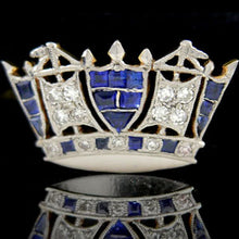 Load image into Gallery viewer, Royal Navy Crown Brooch
