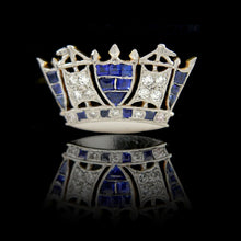 Load image into Gallery viewer, Royal Navy Crown Brooch
