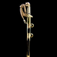 Load image into Gallery viewer, Royal Navy Sword Brooch
