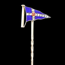 Load image into Gallery viewer, Royal Thames Yacht Club Burgee Stickpin
