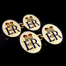 Load image into Gallery viewer, Elizabeth II Royal Presentation Cufflinks
