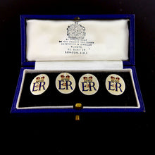 Load image into Gallery viewer, Elizabeth II Royal Presentation Cufflinks
