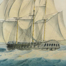 Load image into Gallery viewer, HMS Blonde, 38-guns - Pursuit of L’ Hirondelle. 1807

