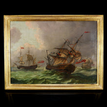 Load image into Gallery viewer, Admiral Sir Cloudesley Shovell’s Fleet at Sea - British School, Early 18th century
