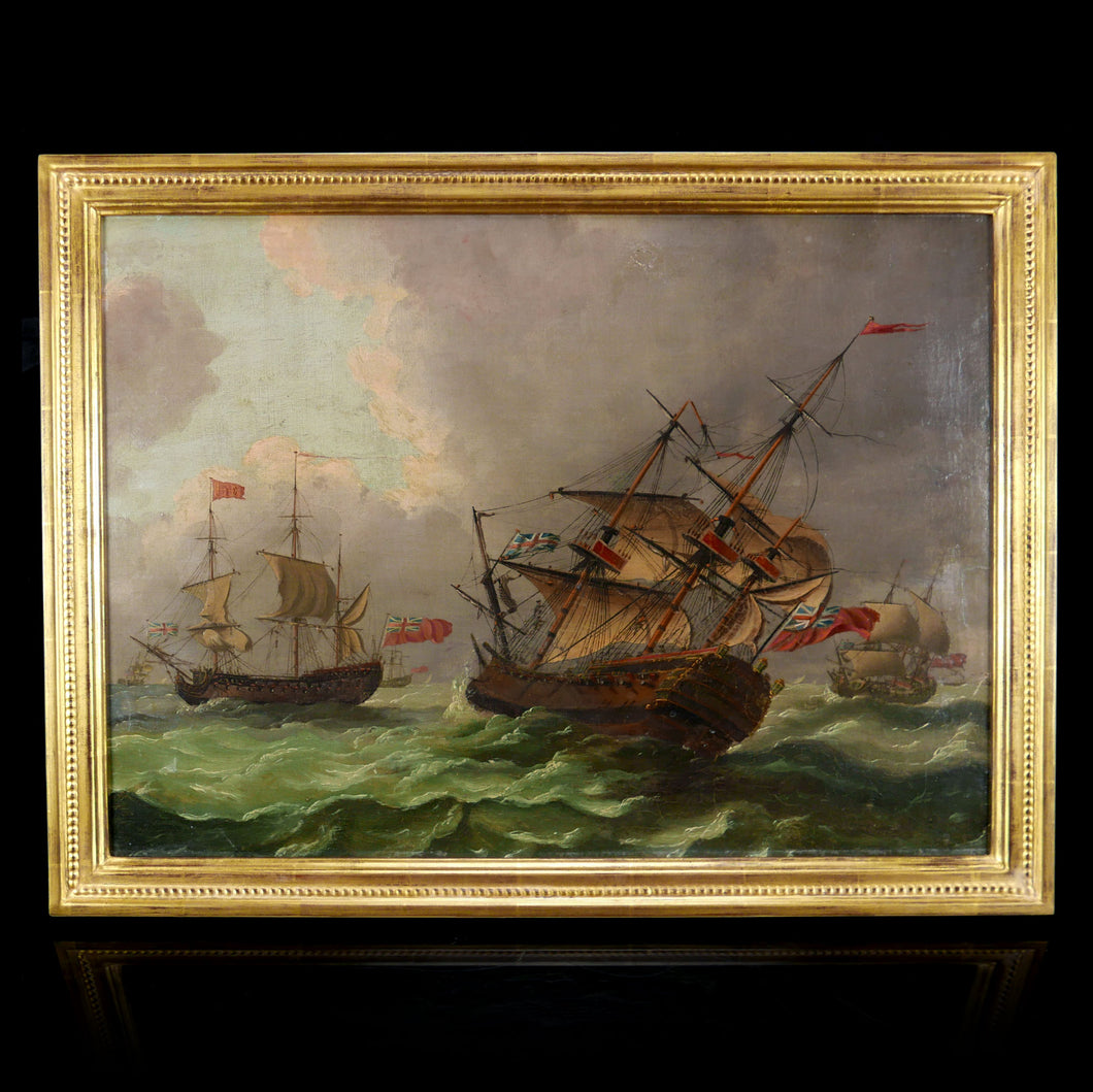 Admiral Sir Cloudesley Shovell’s Fleet at Sea - British School, Early 18th century