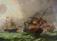 Load image into Gallery viewer, Admiral Sir Cloudesley Shovell’s Fleet at Sea - British School, Early 18th century

