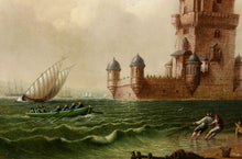 Load image into Gallery viewer, Belém Tower on the Tagus - English school, 1820
