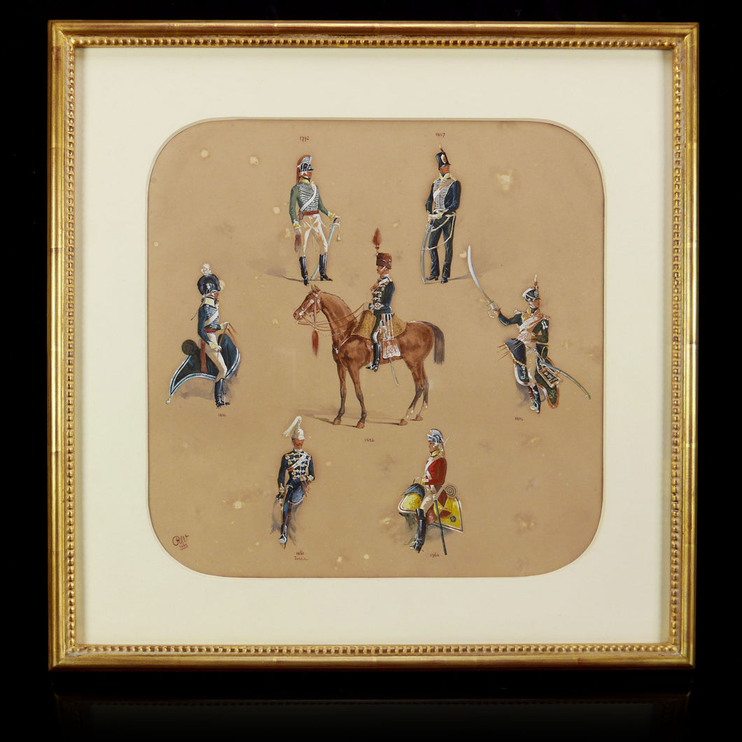 20th Hussars, Uniform Studies, 1882