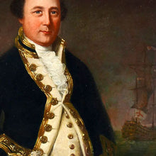Load image into Gallery viewer, Portrait of Captain Wood RN, of HMS Hero, 74-guns, 1780
