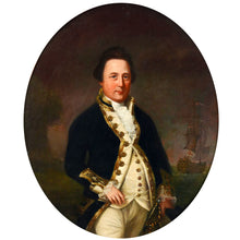 Load image into Gallery viewer, Portrait of Captain Wood RN, of HMS Hero, 74-guns, 1780

