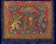 Load image into Gallery viewer, A Victorian Household Cavalry Fanfare Trumpet Banner, 1875

