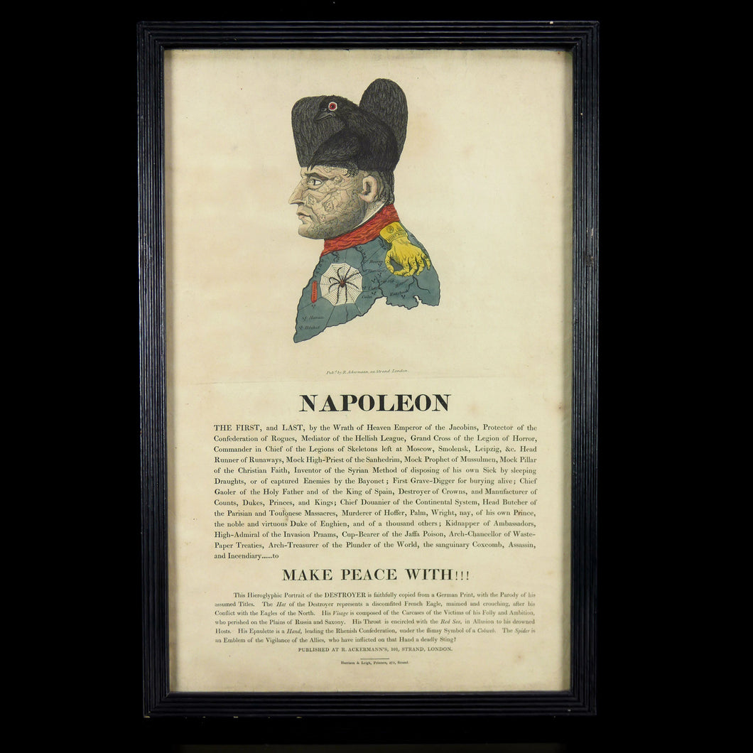 Napoleon Caricature, 1814