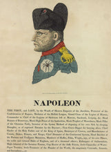 Load image into Gallery viewer, Napoleon Caricature, 1814
