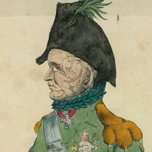 Load image into Gallery viewer, Alexander I of Russia Caricature, 1814
