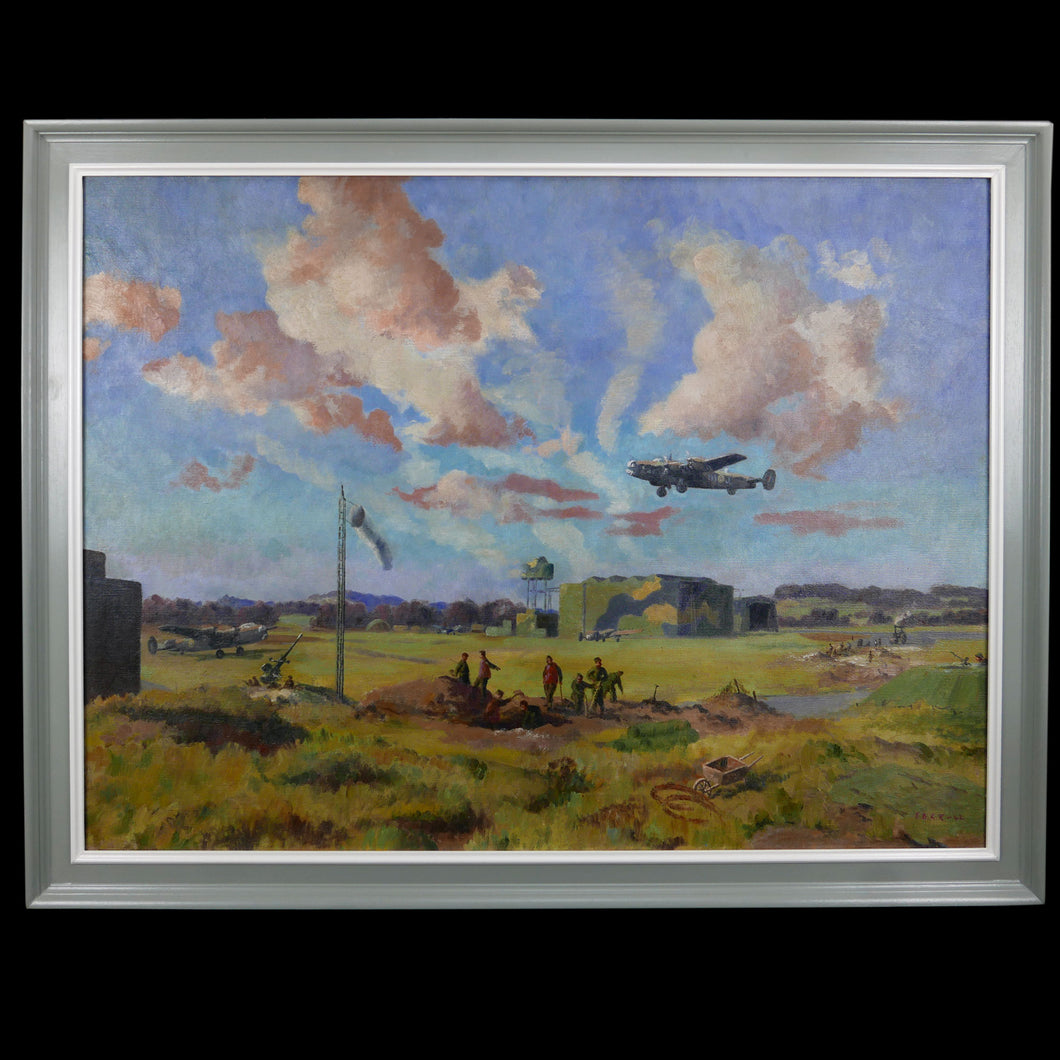A Halifax Squadron Airfield - Stephen Bone, 1942