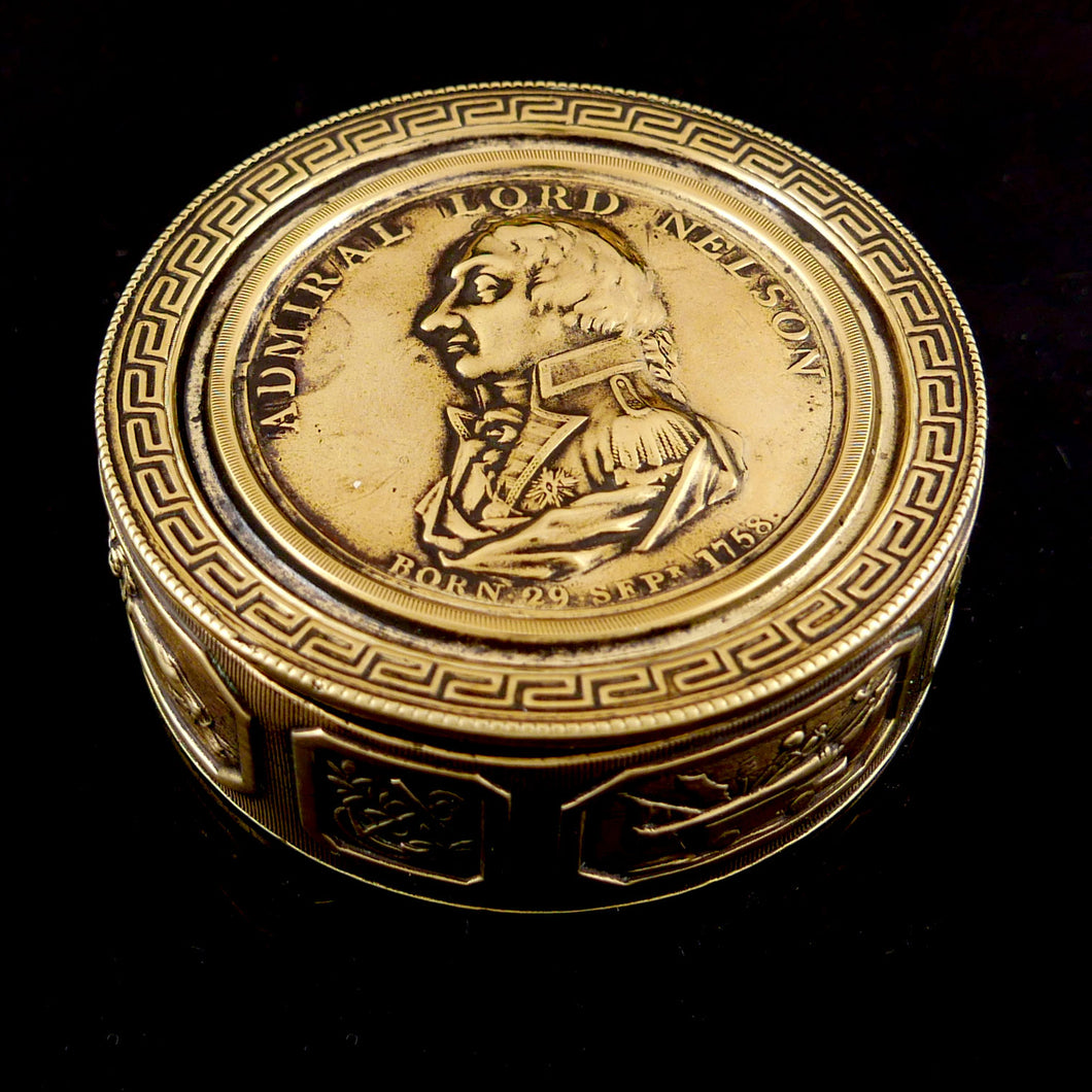 Admiral Lord Nelson Snuff Box, circa 1805