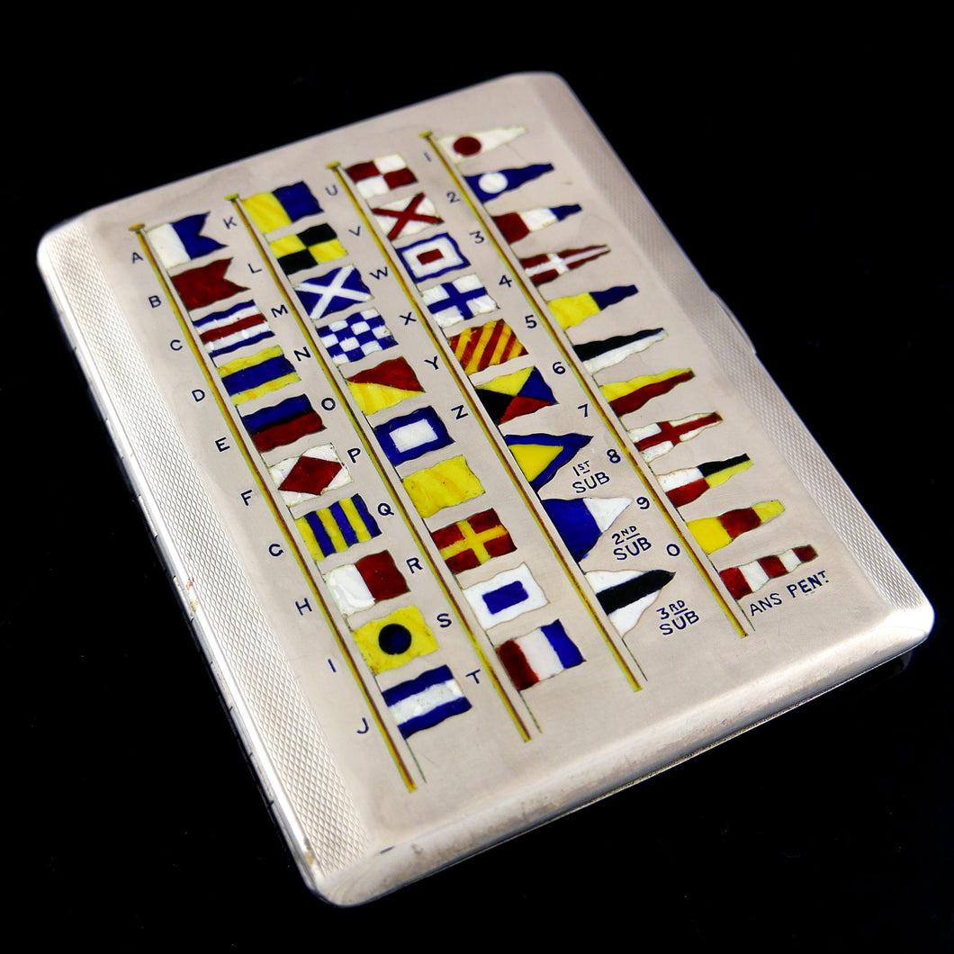 George V Signal Flag Cigarette Case, 1933