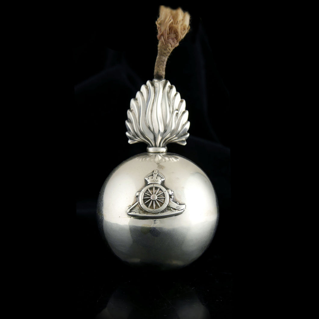 Royal Artillery - George V Grenade Table Lighter, 1913